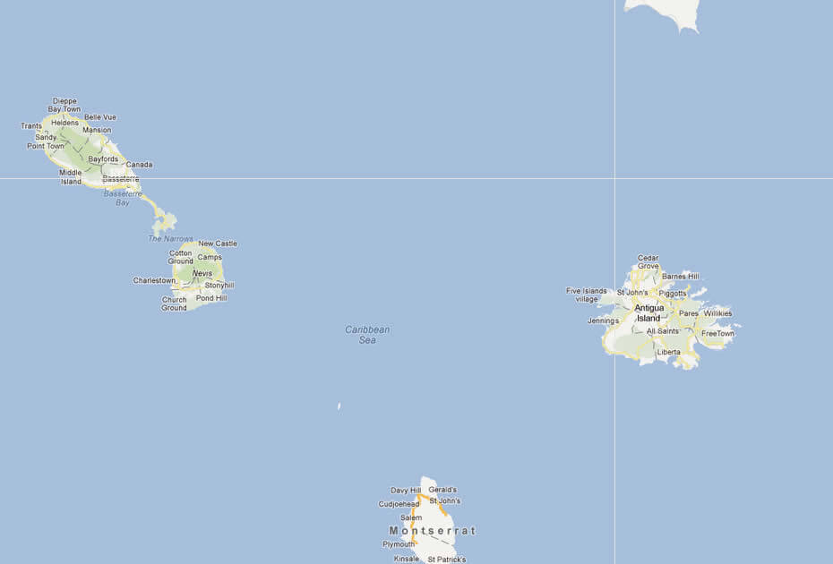 karte von anguilla barbuda